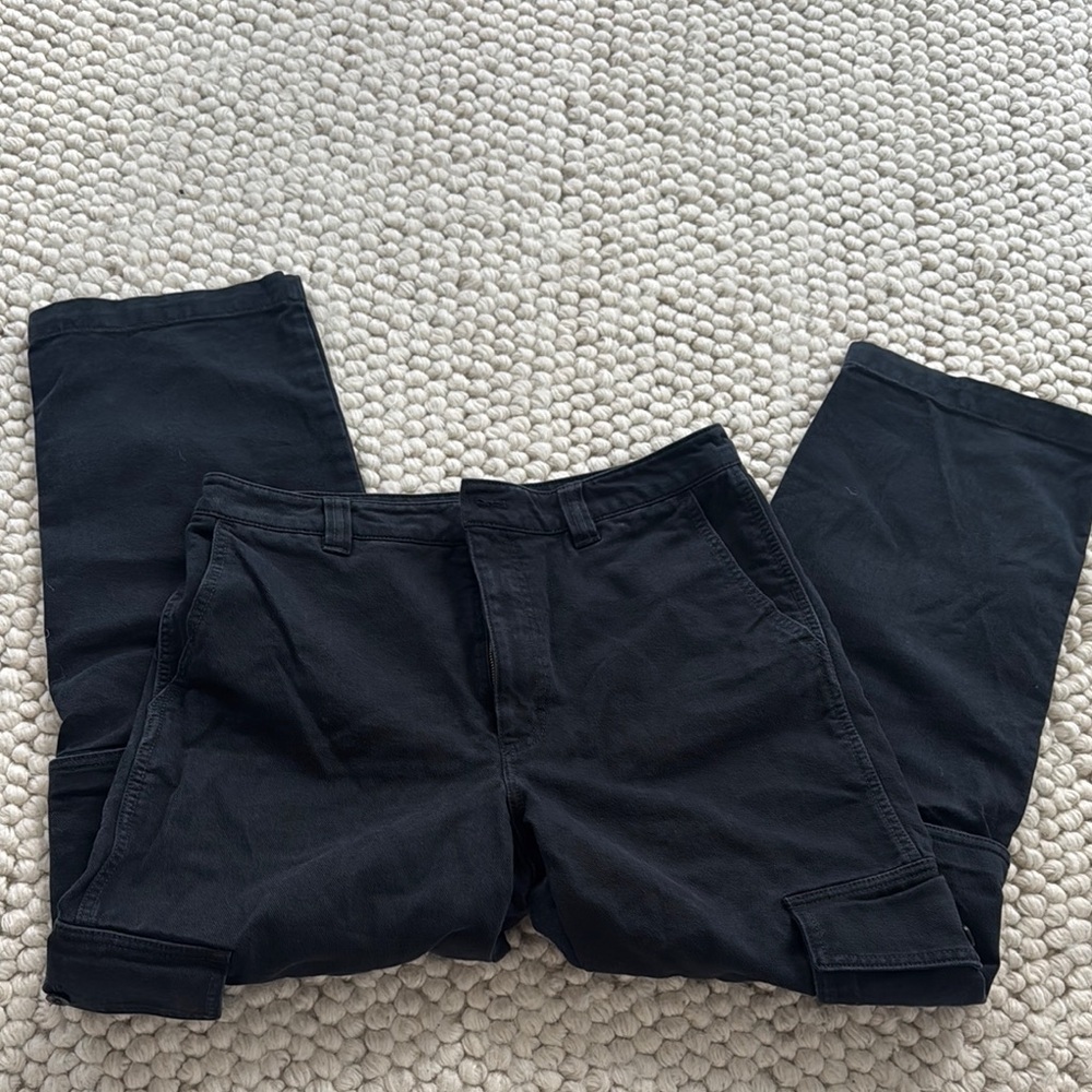Aritzia Black Cargo Pants Utilitarian Style - Picture 2 of 5